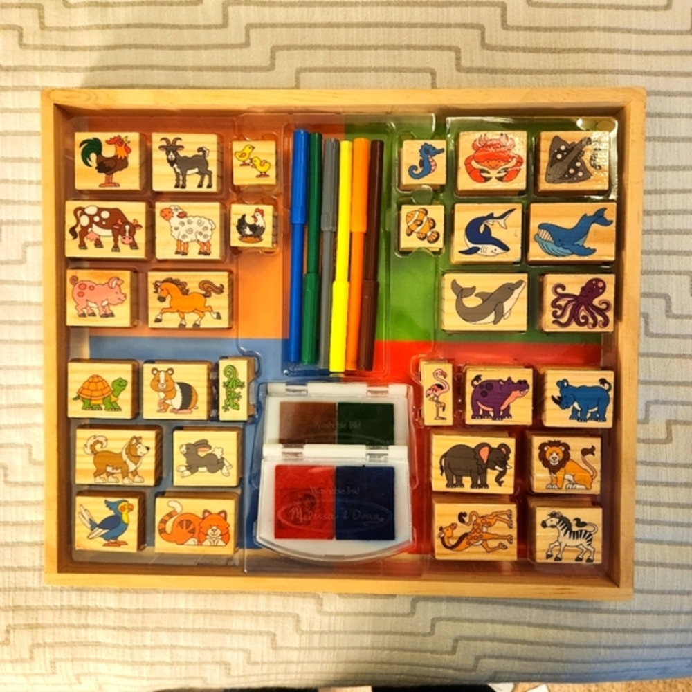 Melissa & Doug Animal Stamp Set